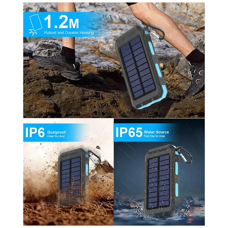 Waterproof Solar Power Bank